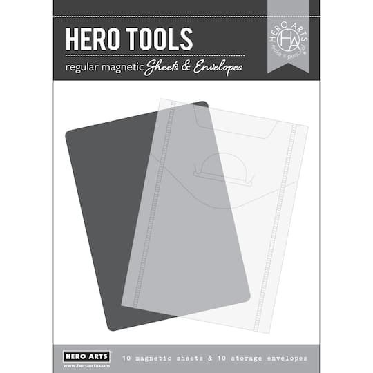 Hero Arts&#xAE; Magnetic Regular Sheets &#x26; Storage Envelopes, 10ct.